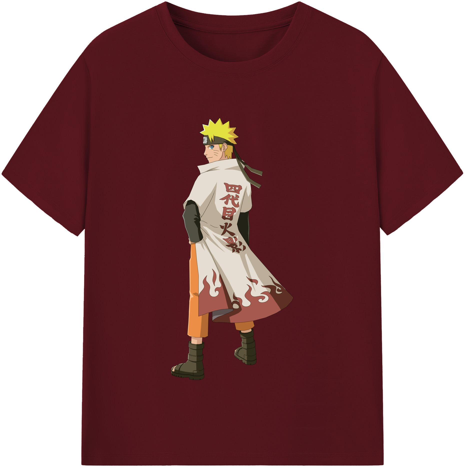 （画像用） NARUTO -ナルト- うずまき ナルト Uzumaki Naruto 綿100％半袖Tシャツ（フロントプリント）